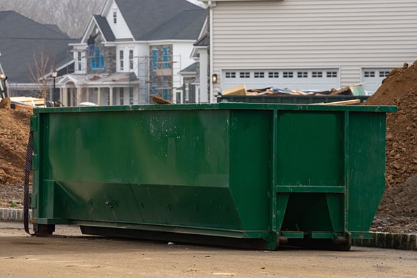 additional fees may apply for overfilling the construction dumpsters beyond the designated capacity